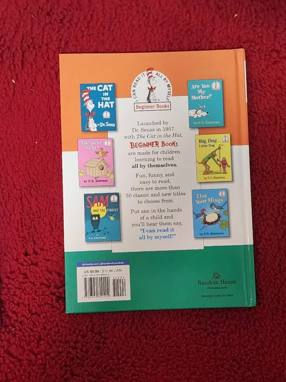 3 Beginner Books Hardcover Bundle – P.D. Eastman Classic Children’s Books